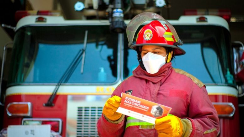 Fundación Romero entrega lote de 200 mil mascarillas a bomberos