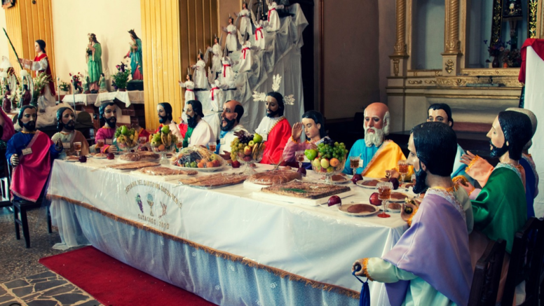 Semana Santa en Catacaos: Presentan la Última Cena en el templo San Juan Bautista