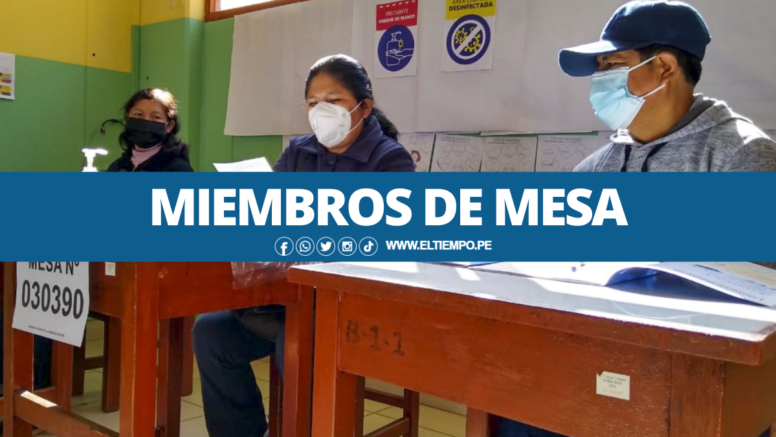 Elecciones 2022: ¿Cómo presentar excusa para no ser miembro de mesa?