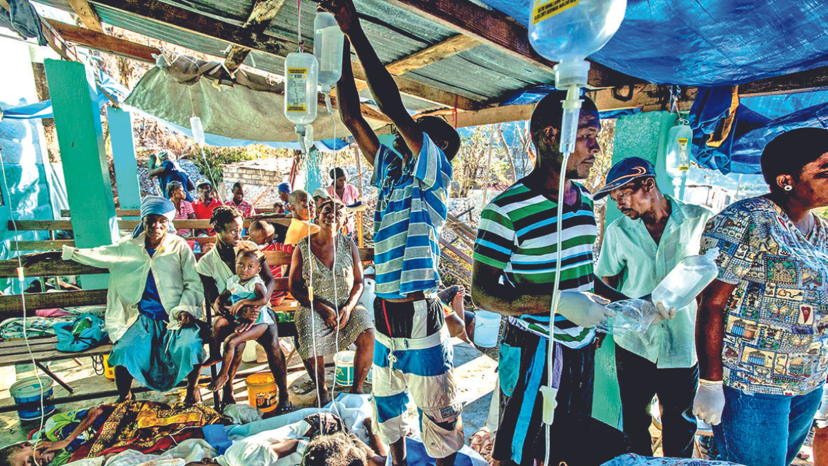 EPIDEMIA DEL CÓLERA AZOTA A HAITÍ