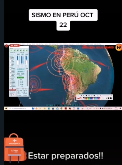 ¿Habrá un "sismo y terremoto" en Perú el 22 de octubre? Vídeo en Tik Tok se viraliza, pero AQUÍ la explicación