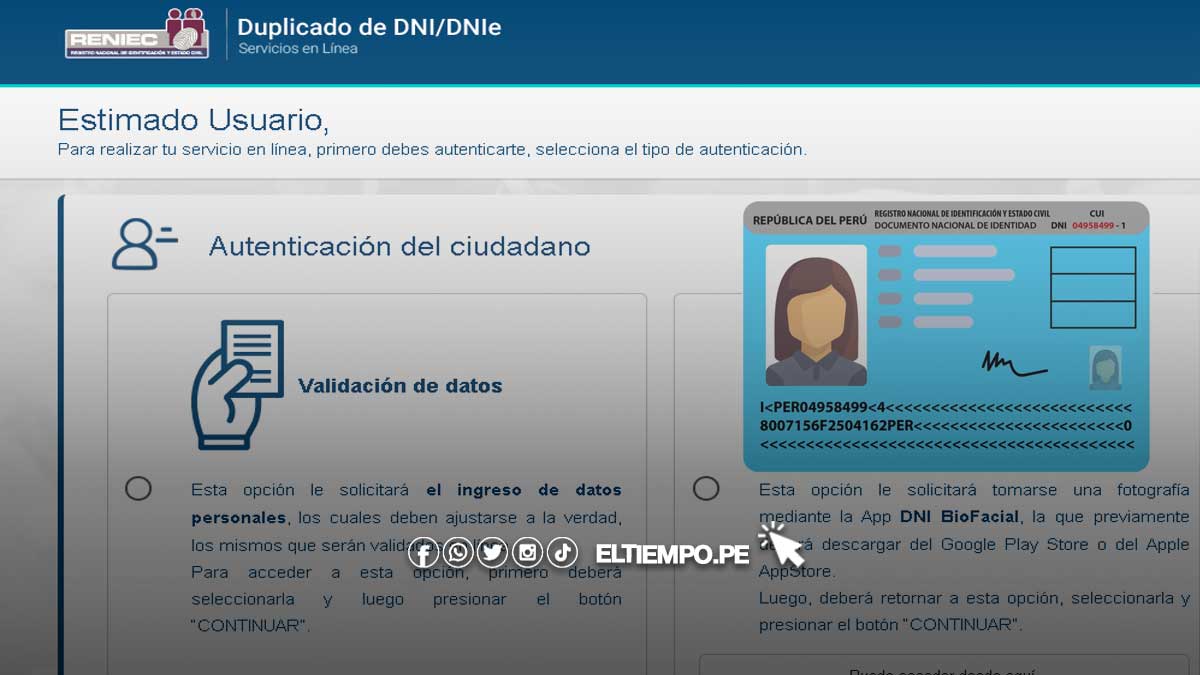 Reniec ¿cómo Solicitar El Duplicado De Mi Dni Vía Web 