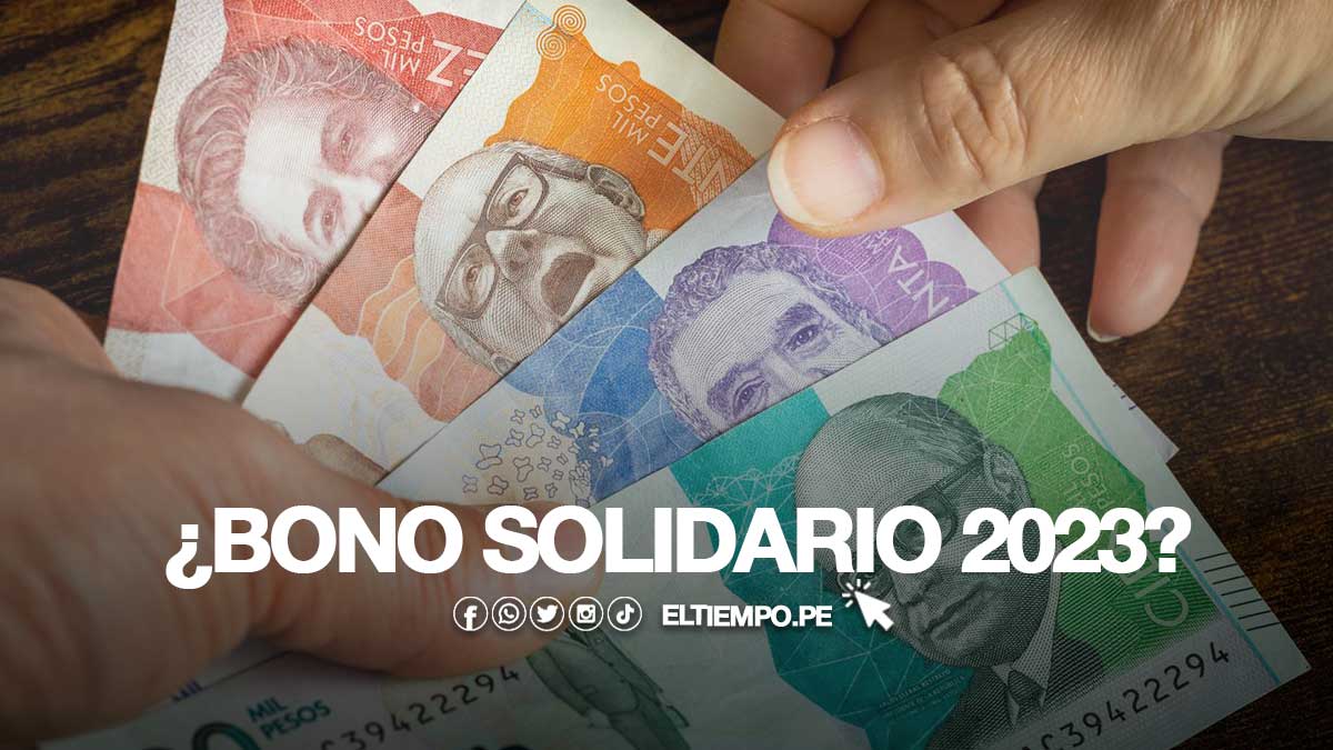 Habrá Bono Solidario con LINK de consulta Esto se sabe Diario El Tiempo