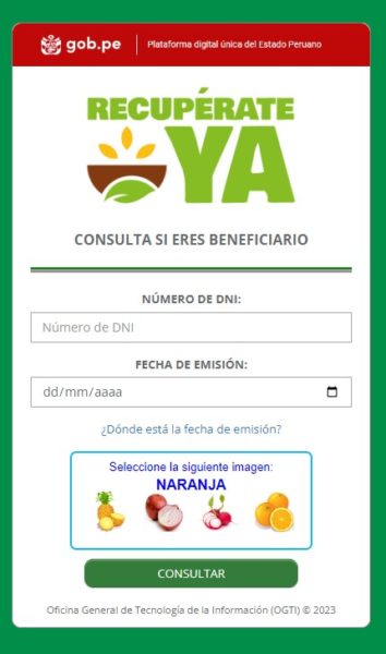 Bono Sequía 2023 LINK consulta DNI