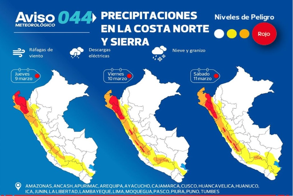 Ciclón en Piura: ¿Afectará a Lima o Trujillo y por cuántos días se quedará en la costa peruana?