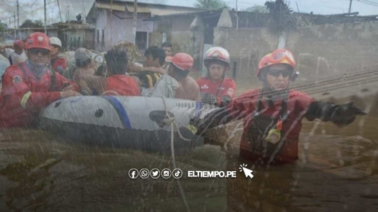 Más de 400 distritos de la costa norte y sierra continúan en riesgo por precipitaciones