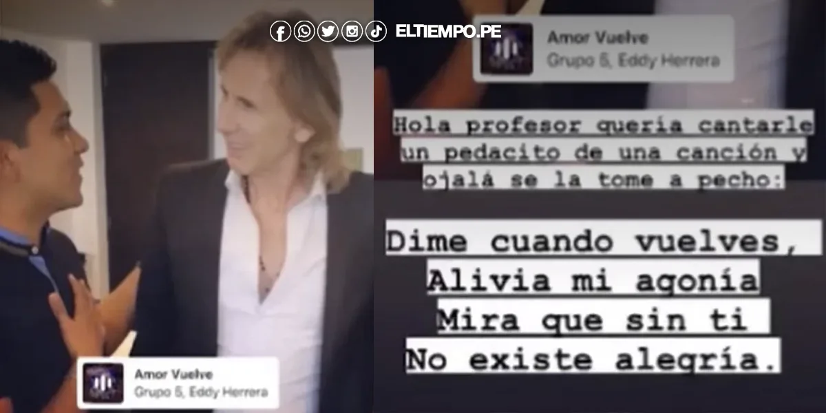 “Alivia mi agonía…”: Christian Yaipén del Grupo 5 dedica canción a Ricardo Gareca para que regrese [VIDEO]