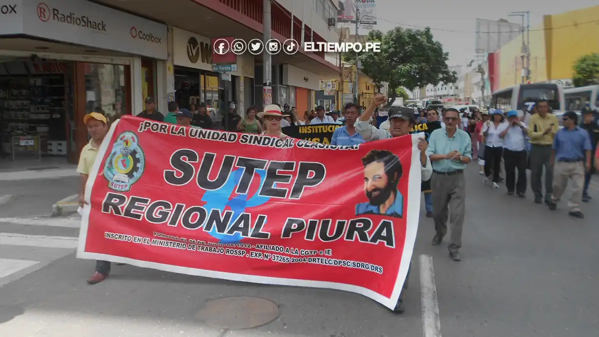 Sutep Piura alista paro de 24 horas: cuándo es y si se suspenderán las clases