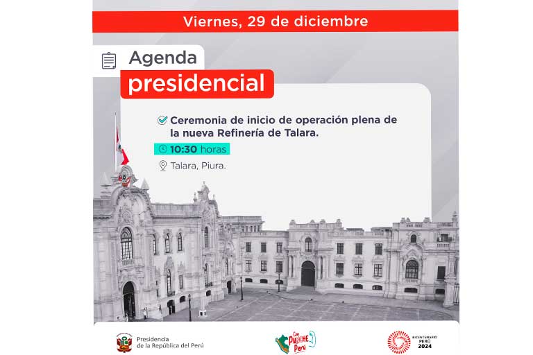 Dina Boluarte llega a Talara