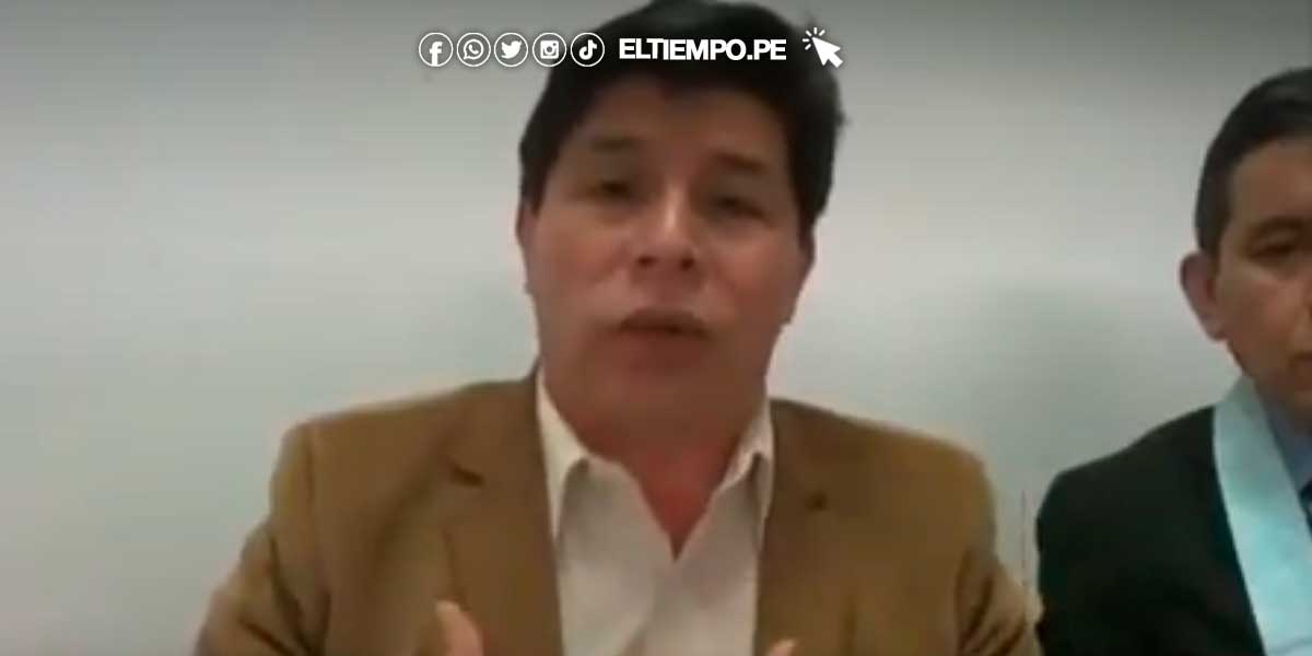 Pedro Castillo presenta hábeas corpus ante el TC para solicitar su libertad