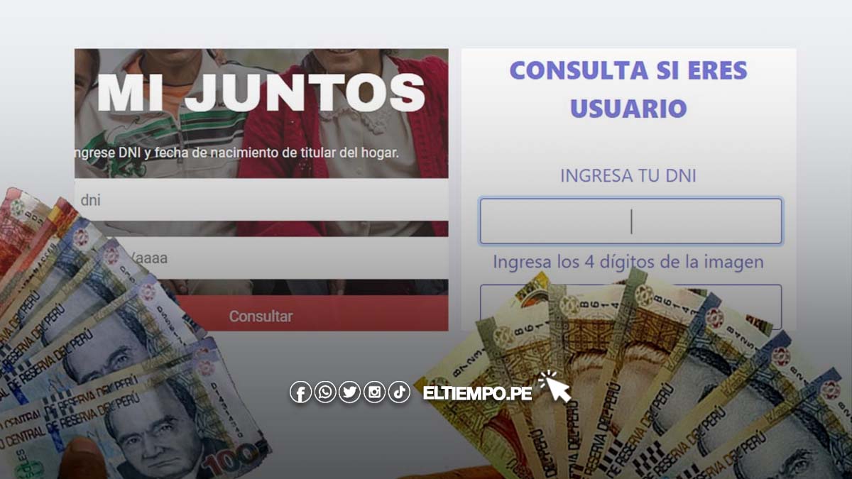 Mi Juntos consultar con DNI 2023 LINK del Midis en Perú para cobrar S/ 200