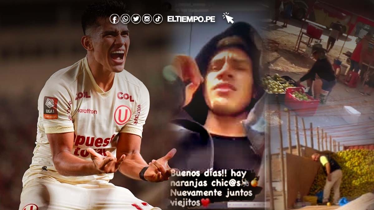 De la cancha al huerto: José Rivera, de jugar el clásico a ayudar a sus padres con la venta de naranjas