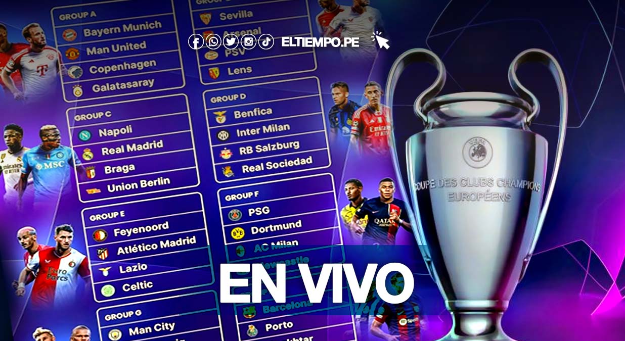 Champions League 20232024 ¿Qué equipos se enfrentarán y cuáles son