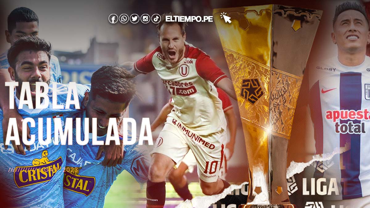 Tabla acumulada de Liga 1 2023 EN VIVO ¿Cuáles son las posiciones