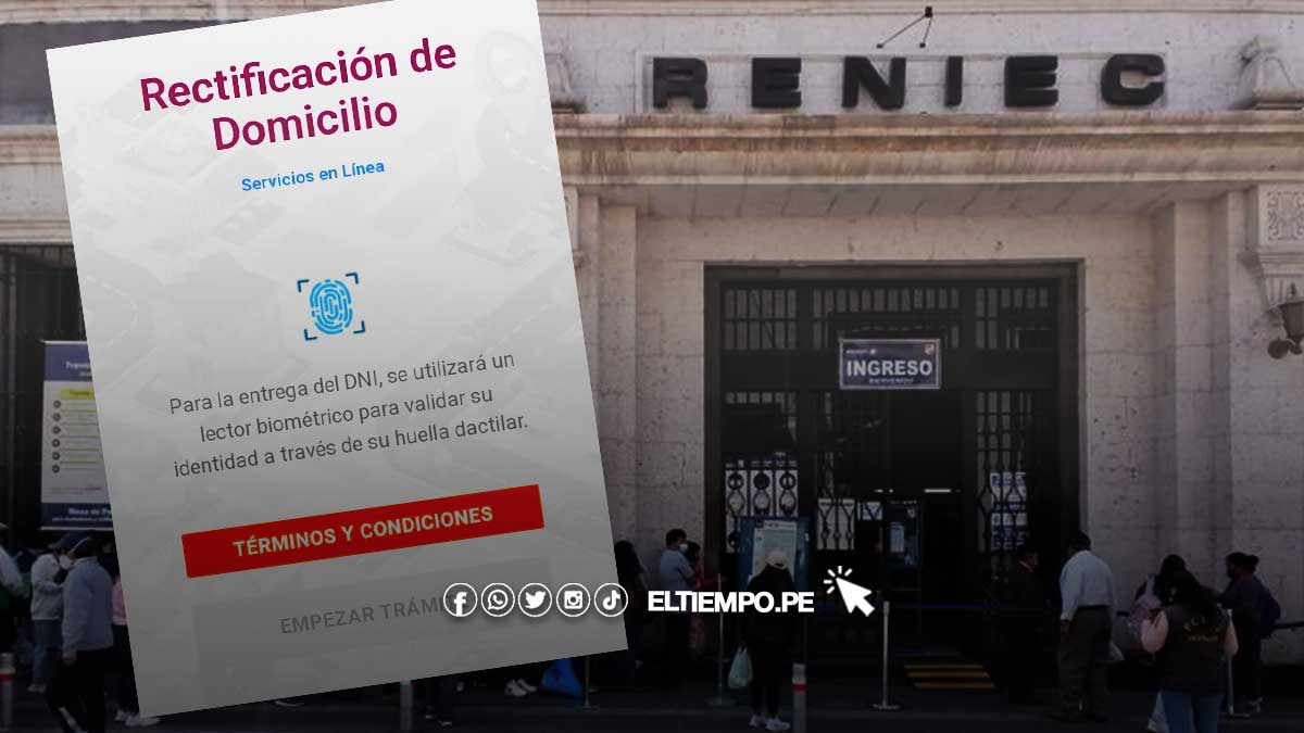 ¿Cómo hacer el cambio de domicilio en mi DNI por internet? Esta es la guía oficial del Reniec 2023