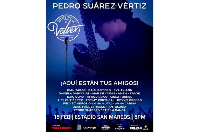 Concierto en homenaje a Pedro Suárez-Vértiz