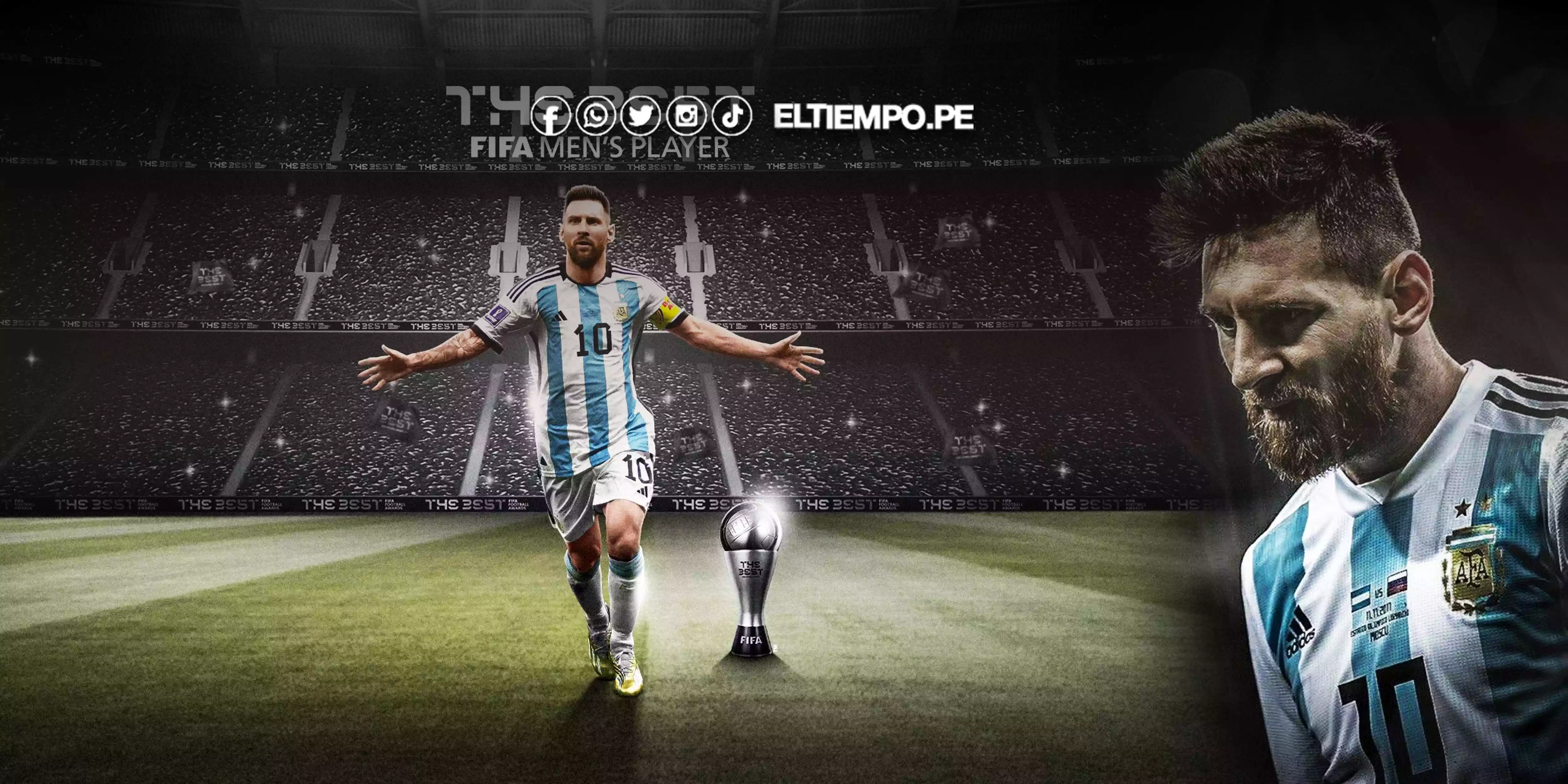 Leo Messi se corona como 'el mejor jugador del año' al recibir el