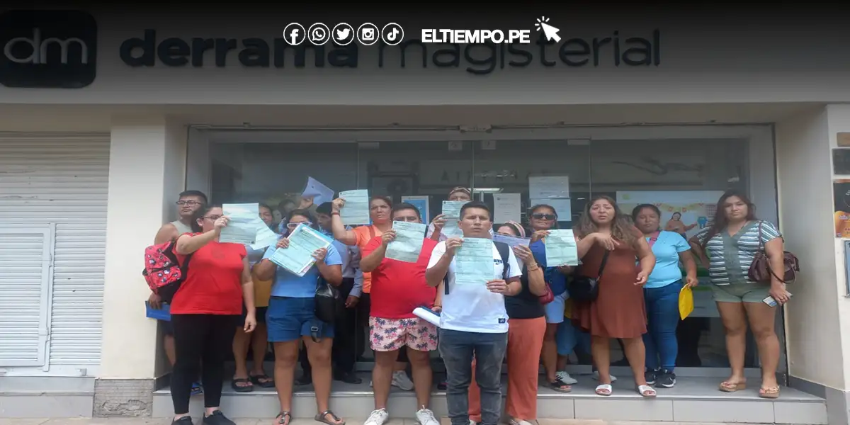 Piura: Docentes denuncian cobros irregulares de la Derrama Magisterial