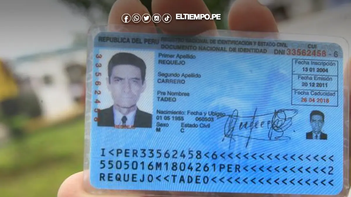 Requisitos Para Obtener Dni Azul A Los 17 Años En Perú 8543