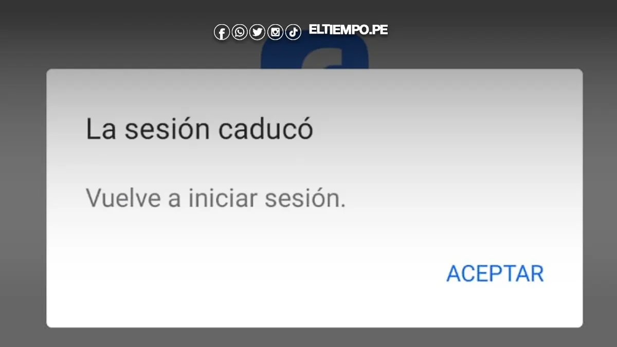 Facebook la sesión caducó y cayó HOY, 5 de marzo Últimas noticias y
