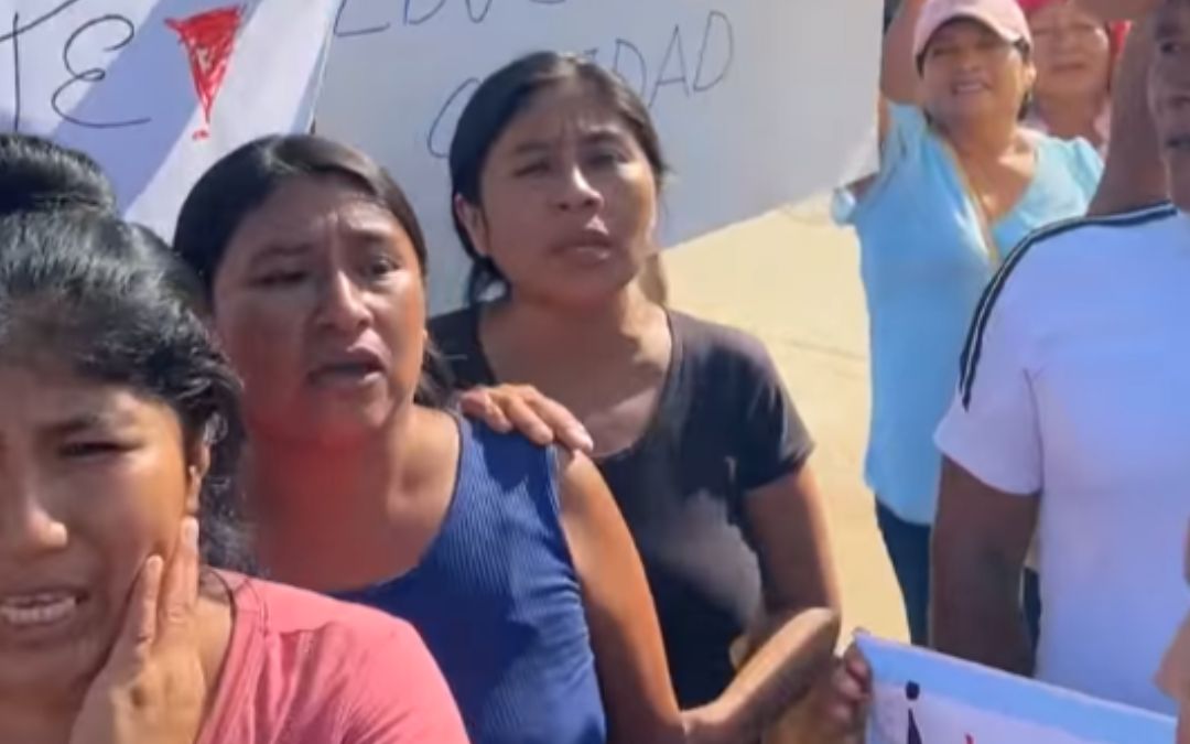 Madres de I.E. N° 20077 se sumana a protesta contra presidenta Boluarte