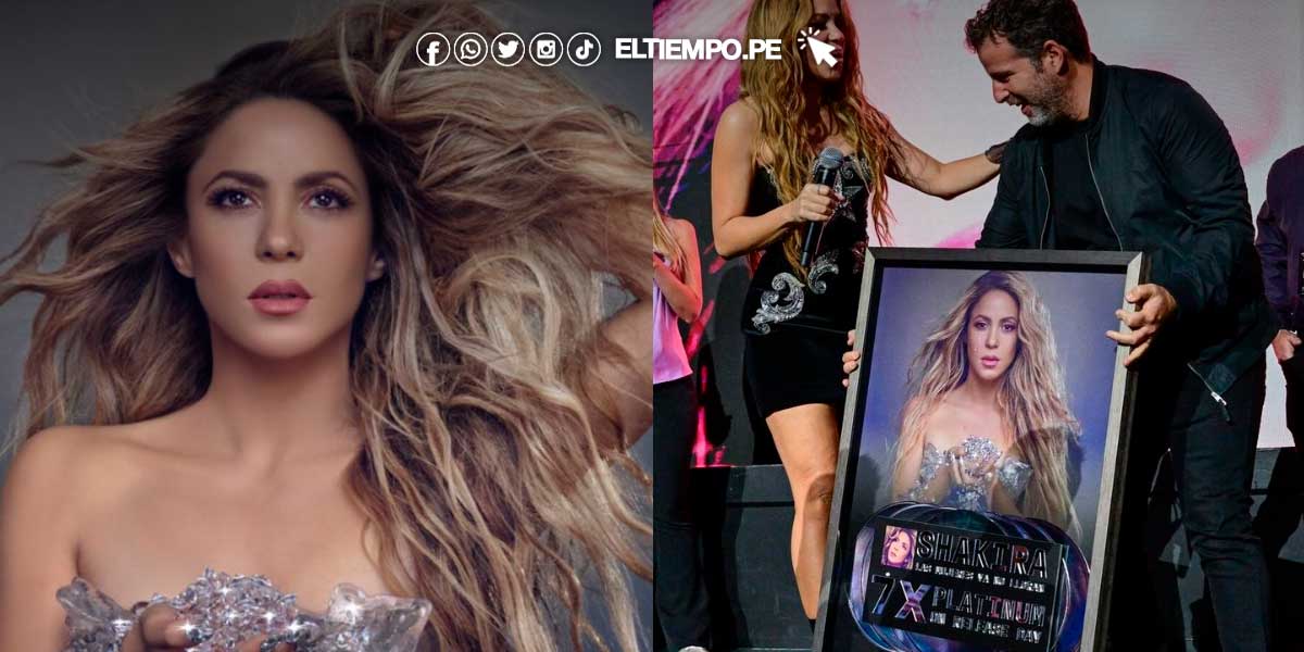 Shakira logra siete veces disco de platino con «Las Mujeres ya no Lloran» a pocas horas de su lanzamiento