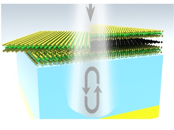 Schematic diagram of both strategies to increase light absorption in 2-D materials