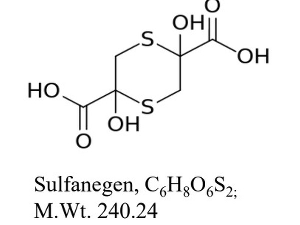 Chemical Structure of Sulfanegen