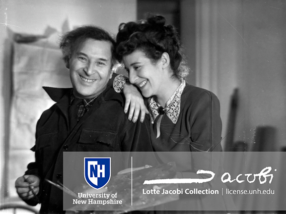 "Marc Chagall, artist, and his daughter Ida, New York City, N.Y., 1945"