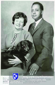 Box 8, Folder 92: "Betty & Barney Hill with Delsey the dog"