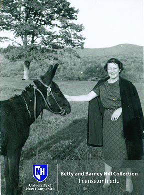 Box 8, Folder 57: "Betty Hill and horse, in dress she was allegedly abducted in"