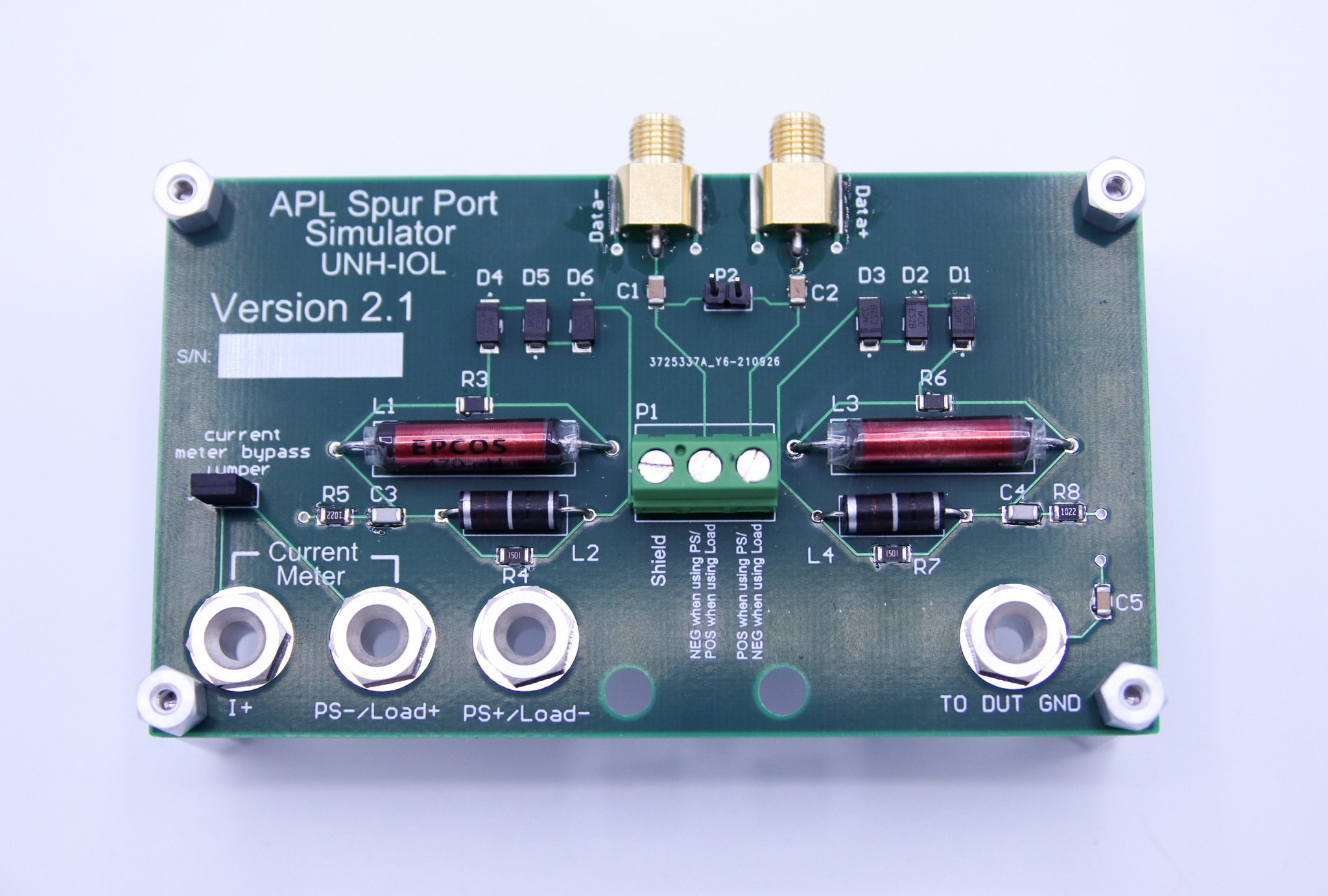 UNH-IOL APL Spur Simulator Board