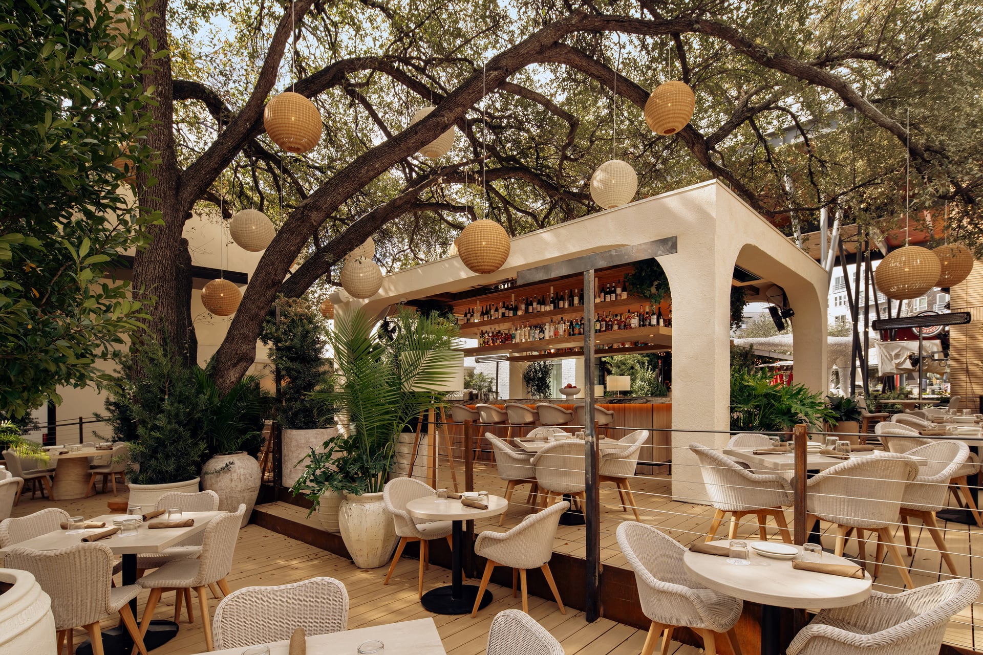 outdoor space at Ema