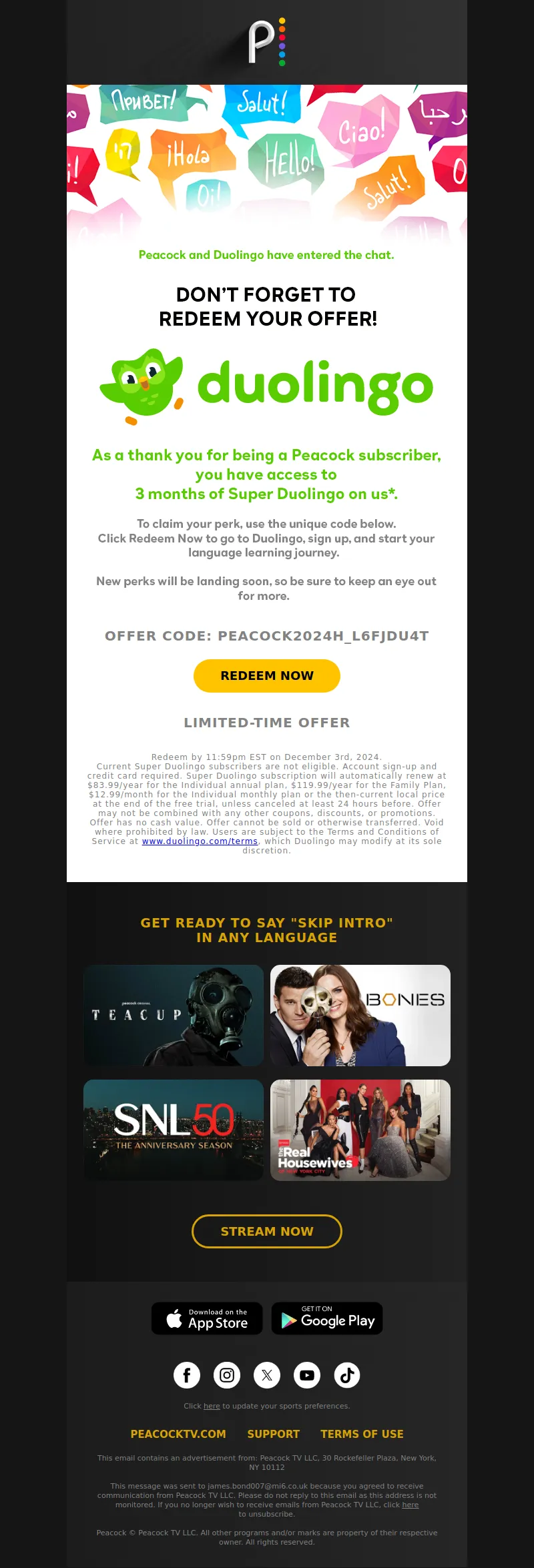 Email Screenshot