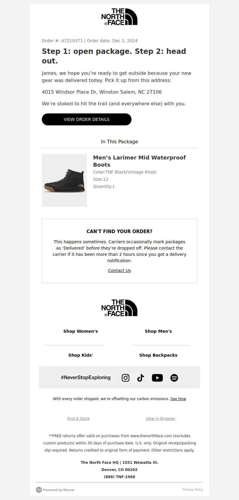 Email Screenshot