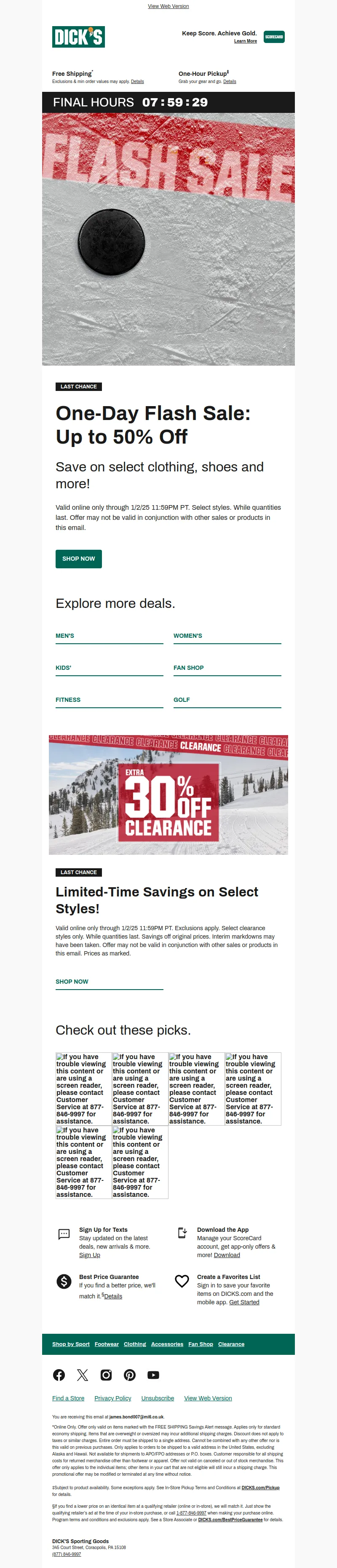 Email Screenshot