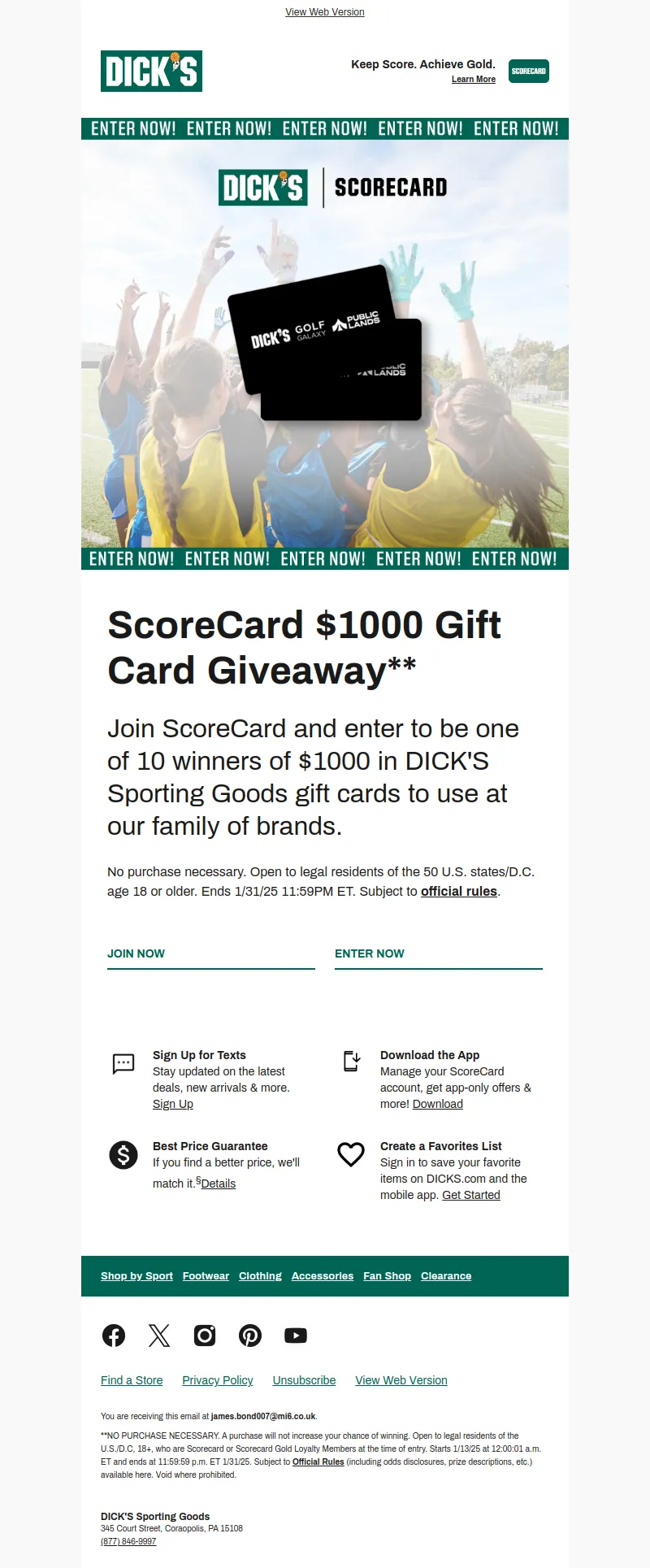 Email Screenshot