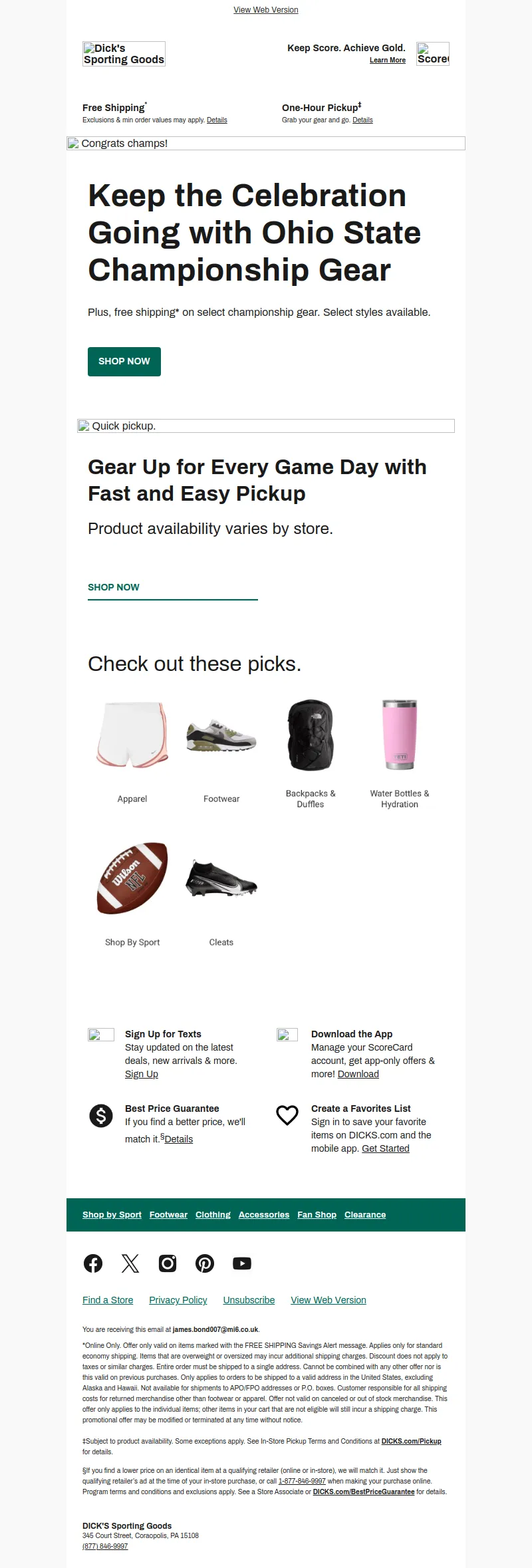 Email Screenshot
