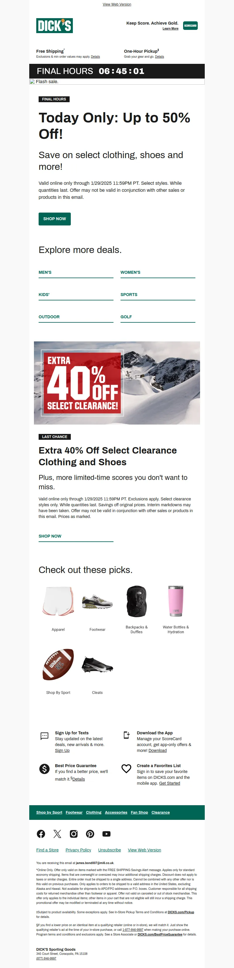 Email Screenshot