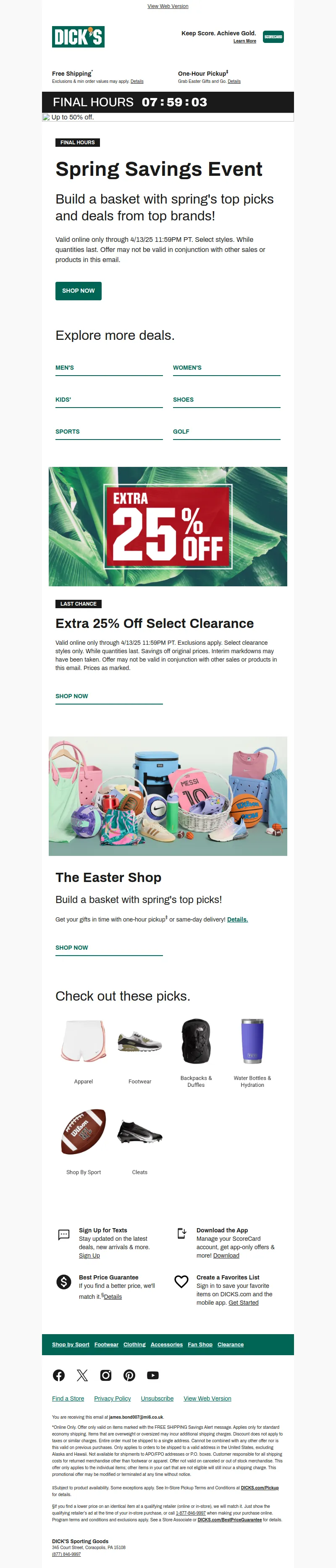 Email Screenshot