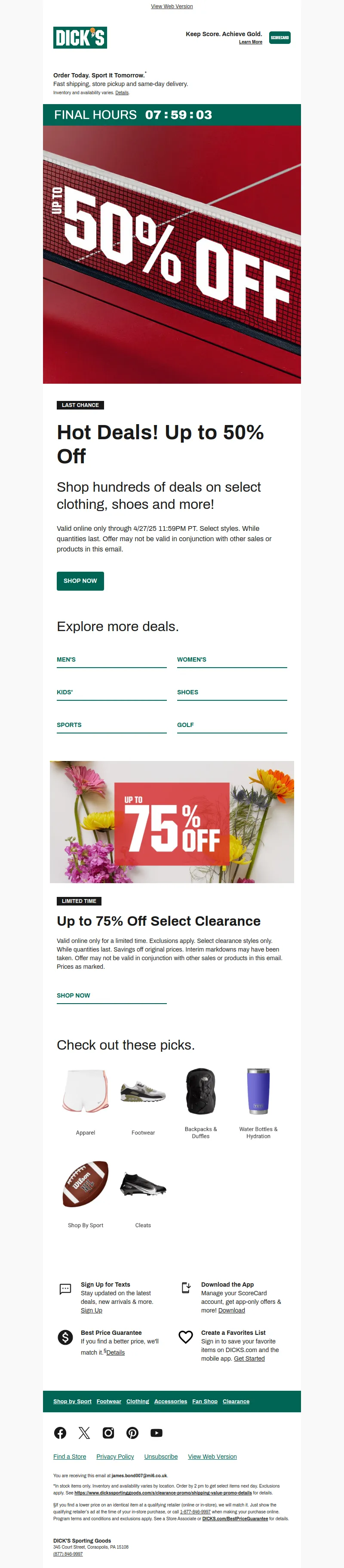 Email Screenshot