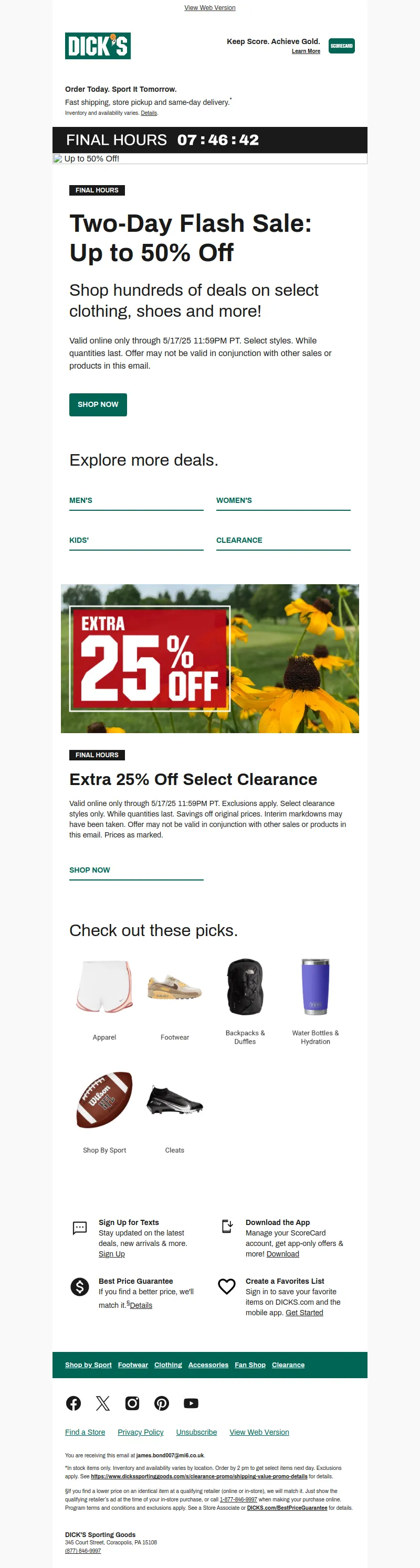 Email Screenshot