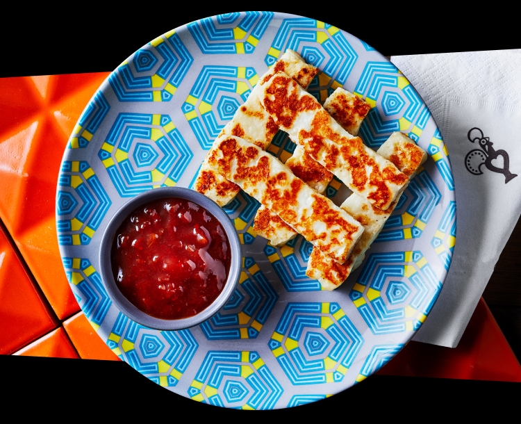 Image of Halloumi Sticks & Dip.