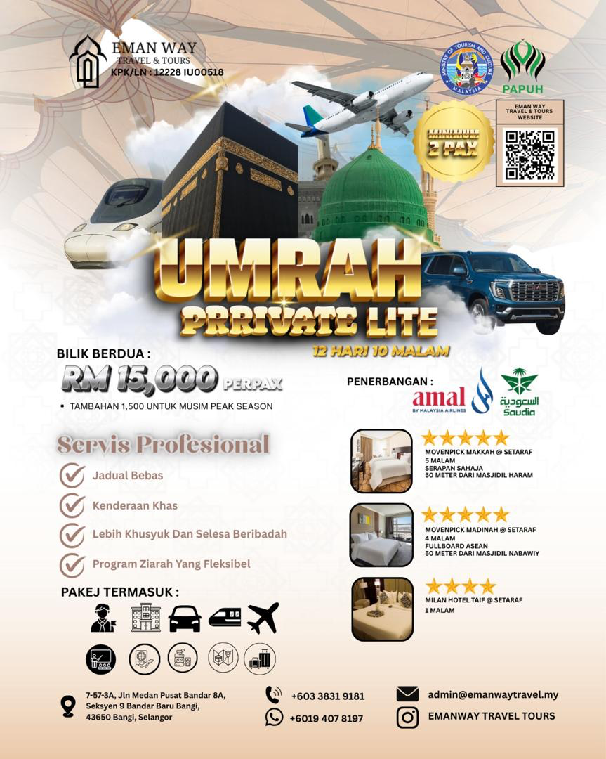 UMRAH PRIVATE PACKAGE