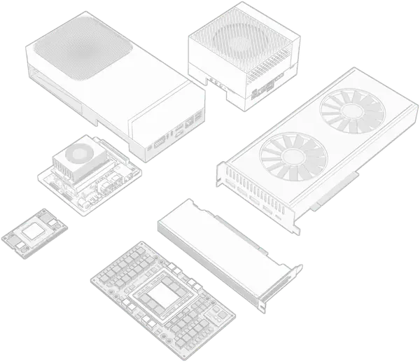 All supported hardware, side by side