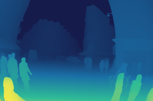Depth colour map