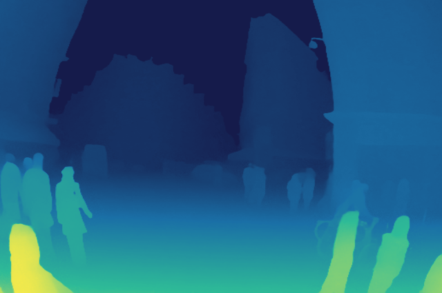 Depth colour map