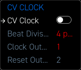 CV Clock