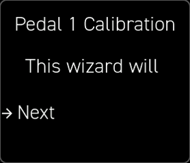 Pedal Input Calibration