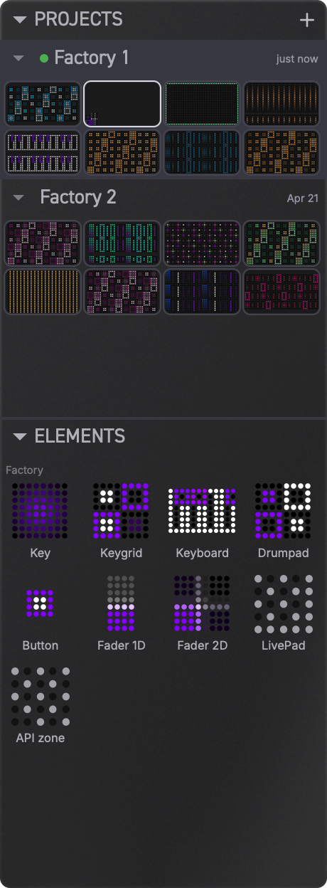 Left Sidebar Projects